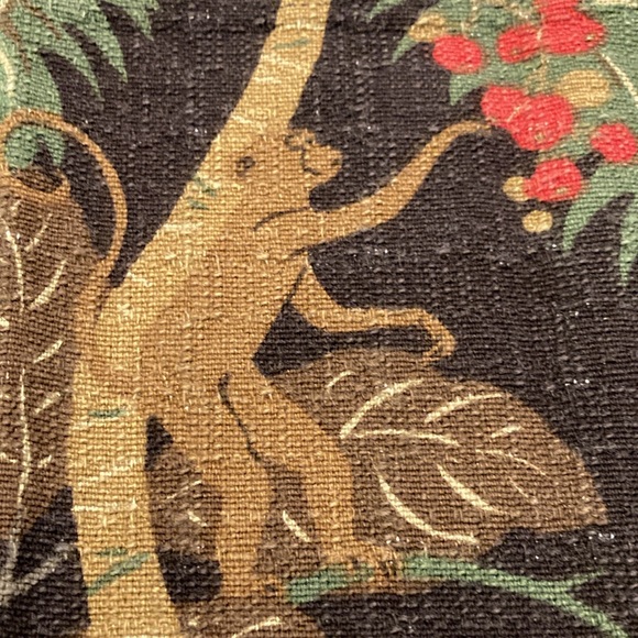 Cloth napkins in monkey print - Picture 2 of 2